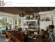 Tablet Screenshot of hagestadpainting.com